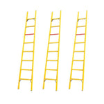 4m FRP Insulated Vertical Ladder Electrical Ladder Engineering Safety Ladder FRP Single Side Electrical Ladder Reinforcement Durable Anti Slip Ladder Insulation Ladder