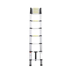 5m Thickened Aluminum Alloy Bamboo Ladder Engineering Aluminum Alloy Thickened Folding Ladder Joint Folding Bamboo Ladder Multifunctional Portable Aluminum Ladder Engineering Ladder