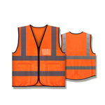 Orange Reflective Vest Safety Working Vest Safety Suit Construction Reflective Vest Traffic Security Personal Protection Safety Vests