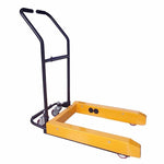 Plastic Turnover Basket Manual Forklift 1460 * 820 * 1020mm Turnover Box Trolley Basket Carrier