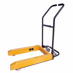 Plastic Turnover Basket Manual Forklift 1130 * 620 * 1020mm Turnover Box Trolley Basket Carrier