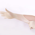 100 Pieces Disposable Gloves Laboratory Gloves Dental Gloves Thickened Rubber Inspection Gloves 24cm