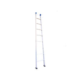 6m Straight Ladder Single Side Ladder Multi Function Family Ladder Engineering Ladder Bamboo Ladder Small Ladder Thickened Aluminum Alloy Single Ladder Height 6m