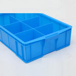 Plastic Turnover Box 360 * 250 * 140 Partition Box Plastic Material Box Hardware Tool Box Parts Multi Cell Box Plastic Box Screw Box Length Six Cells