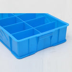 Plastic Turnover Box Partition Box Material Box Hardware Tool Box Parts Multi Grid Box Screw Box New Big Eight Grid 450 * 345 * 115