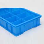 Plastic Turnover Box Partition Box Material Box Hardware Tool Box Parts Multi Cell Box Plastic Box Screw Box Big Eight Cell Box 435 * 315 * 100mm