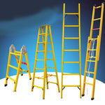 4m Joint Ladder FRP Insulated Telescopic Ladder Suitable for Electric Power, Construction, Building