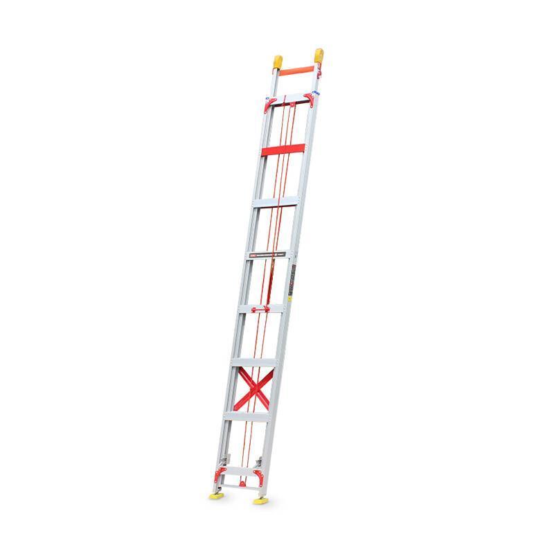 5m Aluminum Alloy Lift Miter Ladder Professional Engineering Telescopic Ladder