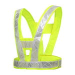 Vest Reflective Vest Safety Vest Traffic Warning Suit Reflective Vest Breathable V-lattice Fluorescent Yellow Green Free Size