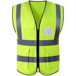 10 Pieces Luminous Vest Safety Command Emergency Rescue Reflective Vest Multi Color Free Size