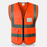 10 Pieces Luminous Vest Safety Command Emergency Rescue Reflective Vest Multi Color Free Size