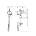 Electric Hoist Single Phase Ring Chain Electric Hoist Crane Imported From Japan