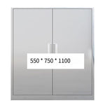 304 Stainless Steel Tool Cabinet 550 * 750 * 1100mm Double Layer Storage