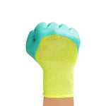 Labor Protection Gloves Foam Latex Gloves Glued Anti-Skid Wear-Resistant Breathable Protective Gloves For Construction Work