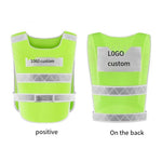 Breathable Mesh Reflective Vest Safety Vest Protection Vest for Construction Engineering Traffic Sanitation Safety Warning Work Clothes - Yellow Green