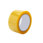 6 Rolls Sealing Tape Transparent Yellow Express Packaging Sealing Tape Roll 45mm * 150m / Roll High Viscosity Full Meter