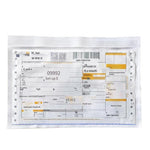 SW-356 Receipt Bag Express Back Plastic Transparent Logistics Side Single Invoice Document Self Adhesive Packing List 270 * 180mm Long Side Opening (1000 Pieces)