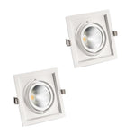 LED Surface Mounted Floodlight Downlight Without Main Lamp Single Head 20W 4000K