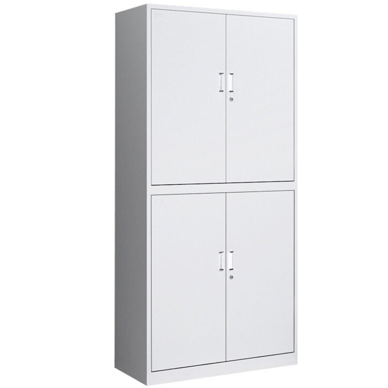 Factory Communication Double Section Data Storage Cabinet Thickened Cold Rolled Steel Storage Cabinet 1800 * 850 * 390mm