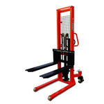 Load 1t Rise 1.6m Forklift Manual Hydraulic Stacker Lift Forklift Loading And Unloading Lifting Stacking Vehicle