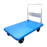 Folding Silent Rubber Wheel Trolley Load 500kg