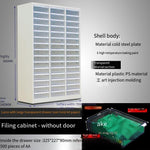 A4 File Cabinet Thickened Drawer Type Metal Parts Efficiency Customized Data File Bill 45 Draw [no Door] With Large Draw