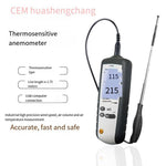 High Precision Wind Speed And Temperature Measurement Hand Held Thermal Anemometer