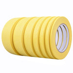 40 Rolls Tapes For Working Yellow High Viscosity Masking Tape 24mm * 20m