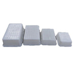 Plastic White Basket Plastic Vegetable Washing Basin 41 * 28 * 14cm Turnover Box Turnover White Plastic Box 10 Pack