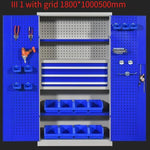 Heavy Metal Tool Cabinet Thickened Cabinet Tool Box Factory Auto Repair Workshop Storage Cabinet With Drawer Three Belt Grid 1800 * 1000 * 500mm