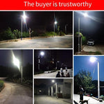 Solar Lamp Outdoor Street Lamp New Rural Household Courtyard Lamp Outdoor 800W High Power LED Lens Projection Lamp Super Bright Engineering Lamp