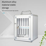 Mobile Phone Storage Cabinet Aluminum Alloy Lock Mobile Phone Storage Box 48 Position