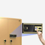 Safe Guard Cabinet Against Theft 1.8m Double Door Safe Fingerprint And Password Cabinet Thickened Explosion Proof And Anti Theft Cabinet