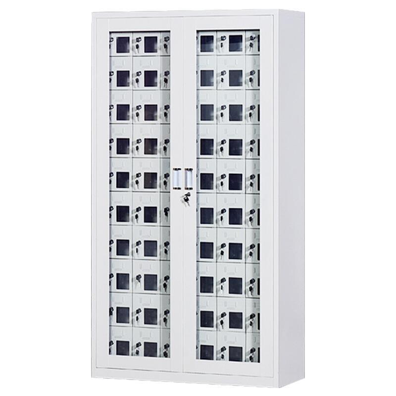 1800 * 960 * 350mm 60 Doors Charging Cabinet Glass Door Intelligent Charging Cabinet Storage USB Charging Cabinet Meeting Room Storage Cabinet