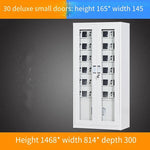 1468 * 814 * 300mm 30 Doors Storage Container Cabinet Glass Door Storage Container Staff Meeting Room Storage Container Cabinet