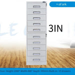 10 Bucket Single Row Ordinary Cabinet Office Multi-layer Storage Material Cabinet With Lock Multi Bucket File Cabinet File Iron Drawer Cabinet