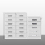 Twelve Bucket Mechanical Ordinary Cabinet Office Multi-layer Storage Material Cabinet With Lock Multi Bucket Cabinet File Cabinet File Iron Drawer Cabinet