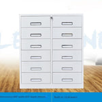 11 Bucket Door Ordinary Cabinet Office Multi-layer Storage Material Cabinet With Lock Multi Bucket Cabinet File Cabinet File Iron Drawer Cabinet