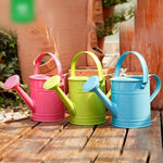 1.5L Colorful Watering Pot Watering Garden Art Watering Pot Household Children's Balcony Watering Pot Watering Pot Fleshy Plant Green