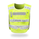 Led Rechargeable Reflective Vest With Flashing Light Safety Vest for Construction Night Working Riding Running