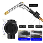 Car Washing Water Gun High-pressure Flower Watering Artifact Telescopic Water Pipe Hose Household Floor Washing Car Brush Tool Set Garden Flower Spraying