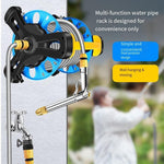 10m Car Washing Water Gun High Pressure Artifact Household Garden Watering Water Pipe Truck Storage Rack Water Spray Gun Hose Reel Car Brushing Tool Set