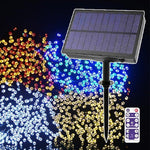 Solar Lamp String LED Color Lamp Flashing Lamp String Lamp Courtyard Garden Balcony Decoration Hanging Tree Color Light All Over The Sky Star Lamp