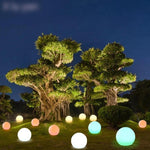 Outdoor Luminous Ball Lamp LED Grounding Colorful Lawn Lamp Landscape Lamp Floor Lamp Garden Courtyard Lamp