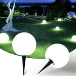 Outdoor Luminous Ball Lamp LED Grounding Colorful Lawn Lamp Landscape Lamp Floor Lamp Garden Courtyard Lamp