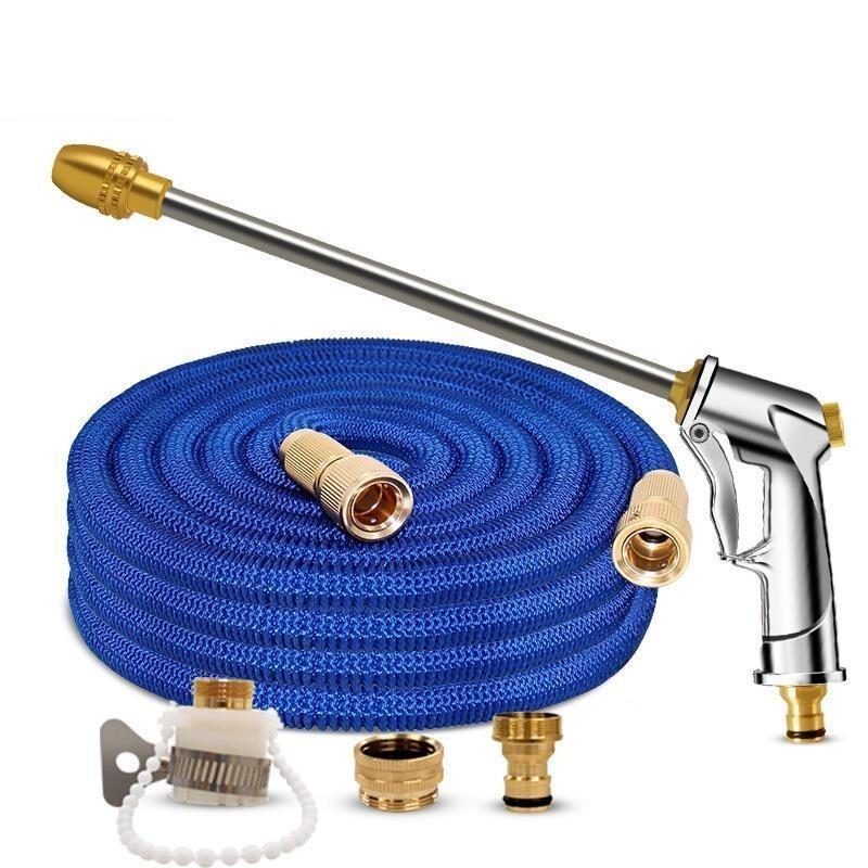 Car Washing Water Gun High-pressure Telescopic Water Pipe Hose Car Washing Artifact Garden Watering Water Spray Gun Household Nozzle Floor Washing