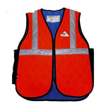 Summer Cooling Vest Cooling Vest Cooling Clothing Cooling Work Clothes Personalized Customized Red One Size Fits All