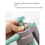 Watering Flower Spray Kettle Spray Bottle Horticultural Household Watering Kettle 1L Thickening Mint Green [with Lock Switch]