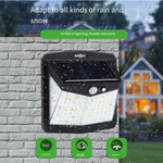 Solar Lamp Outdoor Courtyard Lamp Human Body Induction Lamp Highlight Household Waterproof New Rural Lighting LED Wall Lamp Street Lamp