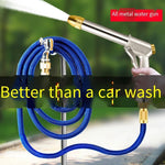 22m Car Wash Water Gun High Pressure Watering Flower God Hose Expansion Hose Wash Household Car Brush Car Kit Set Pressurized Garden Spray Nozzle